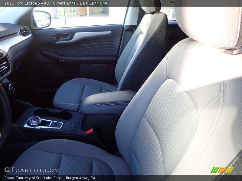 Oxford White / Dark Earth Gray 2021 Ford Escape S 4WD