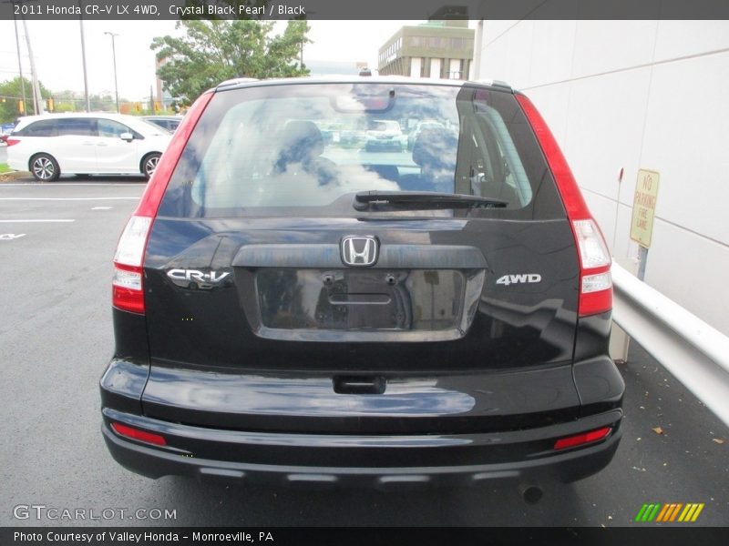Crystal Black Pearl / Black 2011 Honda CR-V LX 4WD