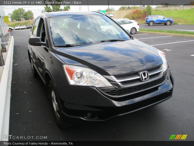 Crystal Black Pearl / Black 2011 Honda CR-V LX 4WD