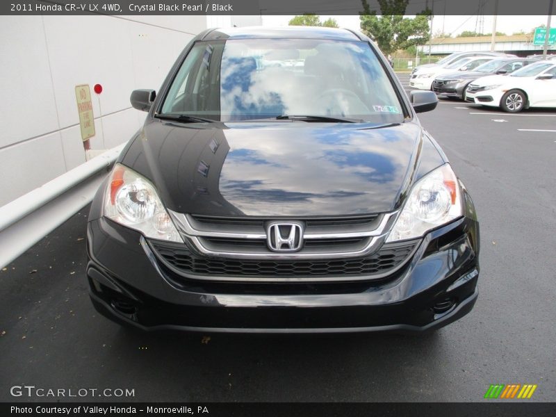 Crystal Black Pearl / Black 2011 Honda CR-V LX 4WD