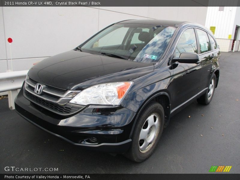 Crystal Black Pearl / Black 2011 Honda CR-V LX 4WD