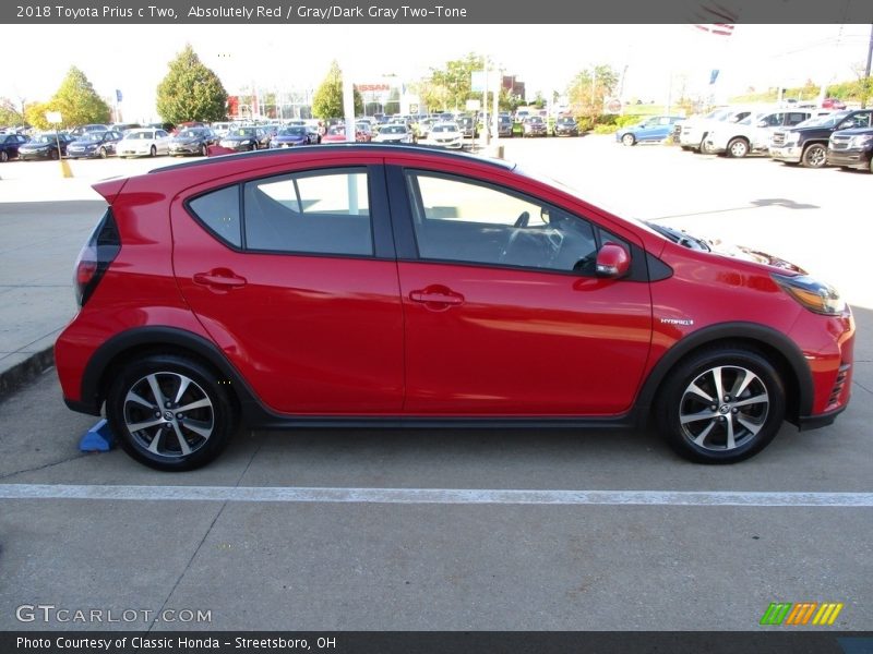  2018 Prius c Two Absolutely Red