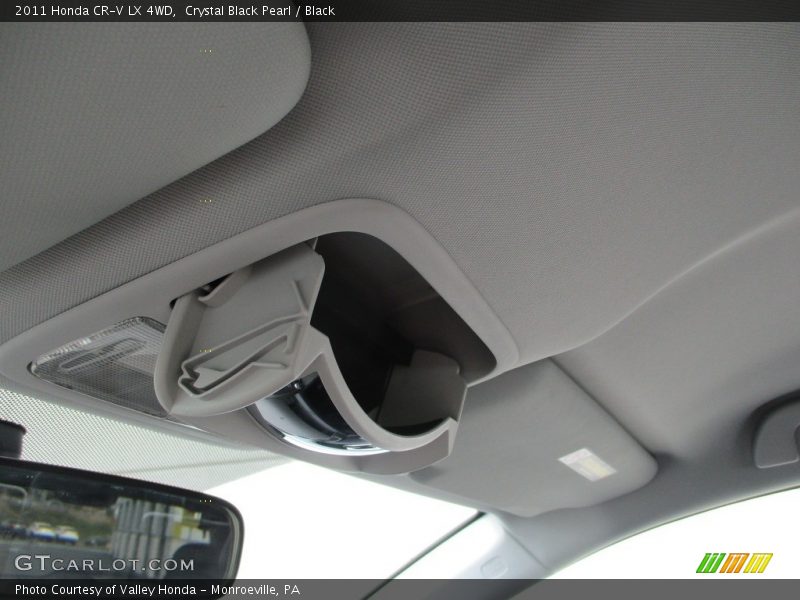 Crystal Black Pearl / Black 2011 Honda CR-V LX 4WD