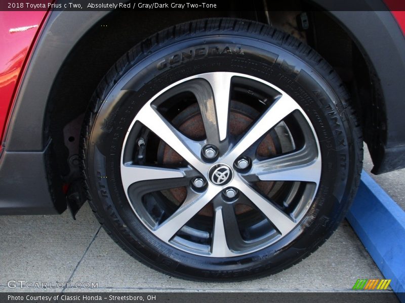  2018 Prius c Two Wheel