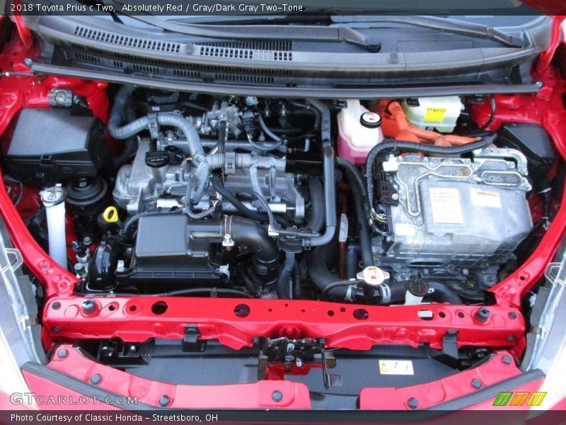  2018 Prius c Two Engine - 1.5 Liter DOHC 16-Valve VVT-i 4 Cylinder Gasoline/Electric Hybrid I4 16V