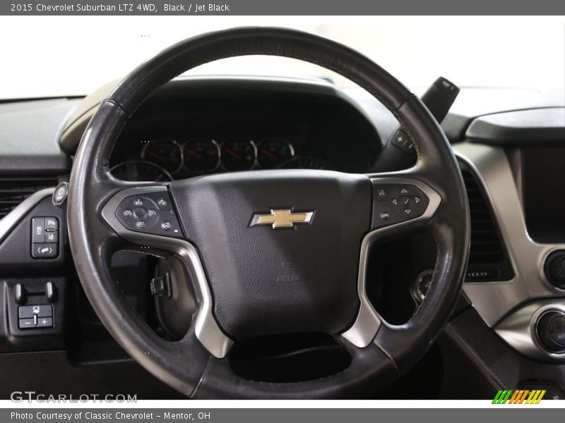 Black / Jet Black 2015 Chevrolet Suburban LTZ 4WD