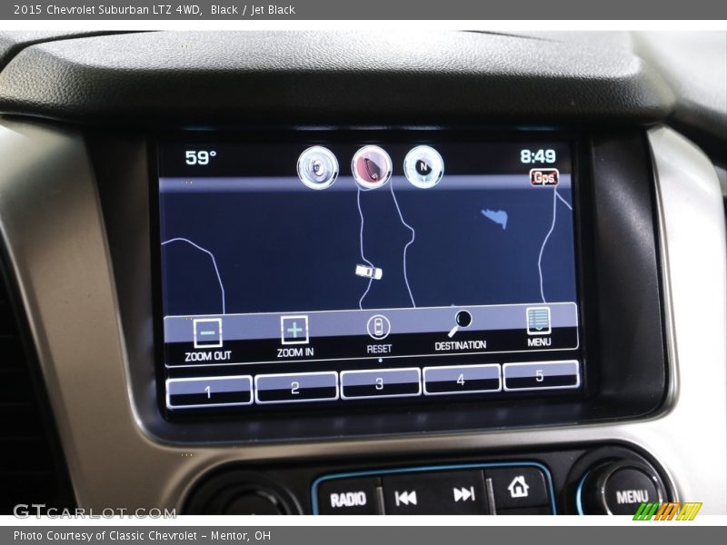 Black / Jet Black 2015 Chevrolet Suburban LTZ 4WD