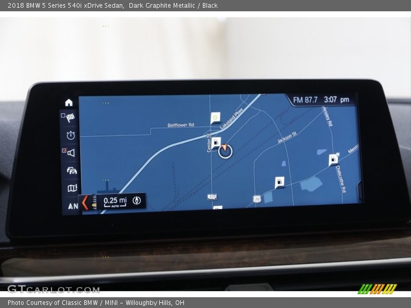 Dark Graphite Metallic / Black 2018 BMW 5 Series 540i xDrive Sedan