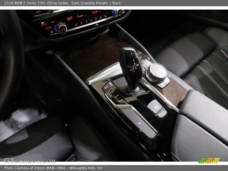 Dark Graphite Metallic / Black 2018 BMW 5 Series 540i xDrive Sedan