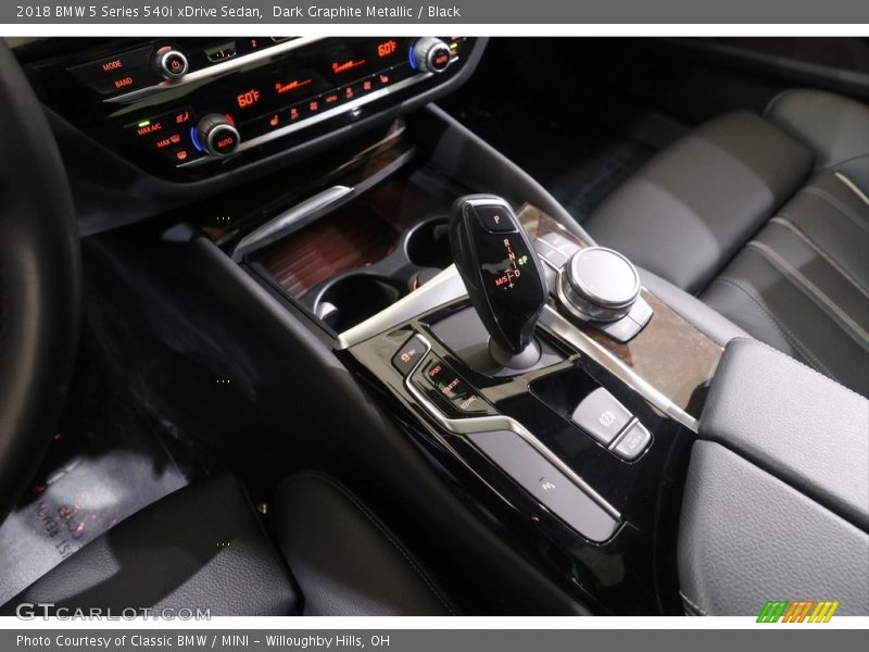 Dark Graphite Metallic / Black 2018 BMW 5 Series 540i xDrive Sedan