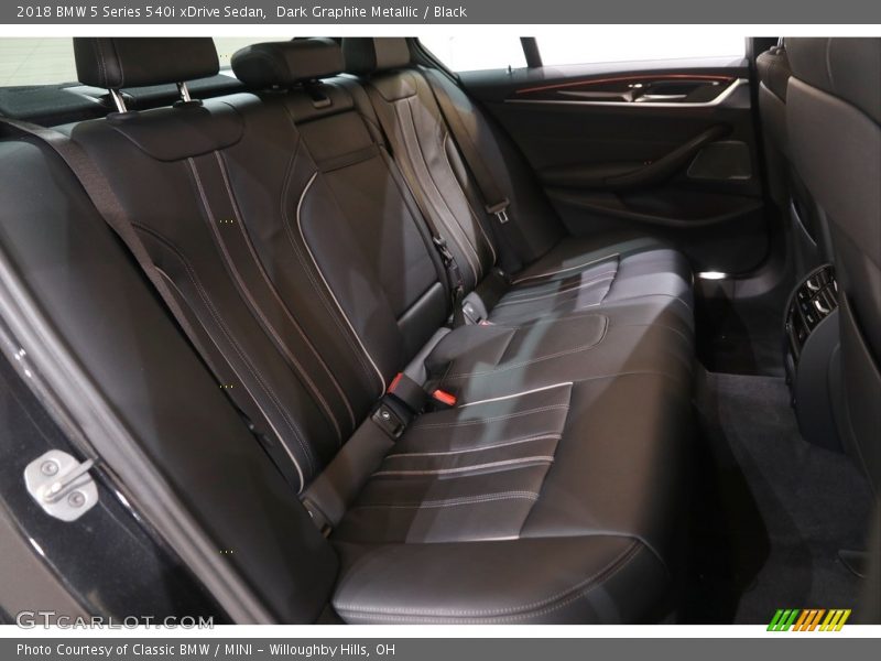 Dark Graphite Metallic / Black 2018 BMW 5 Series 540i xDrive Sedan