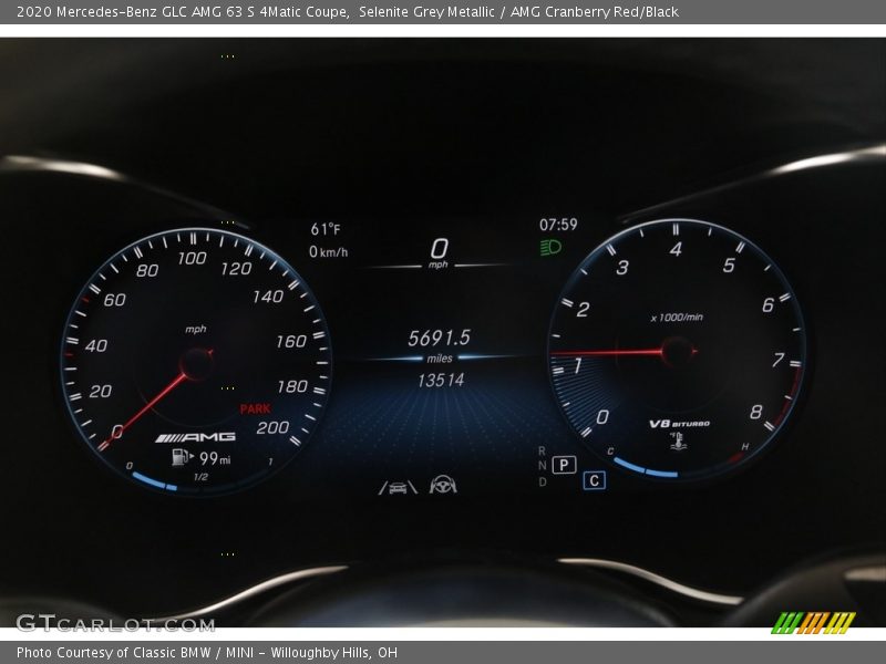  2020 GLC AMG 63 S 4Matic Coupe AMG 63 S 4Matic Coupe Gauges