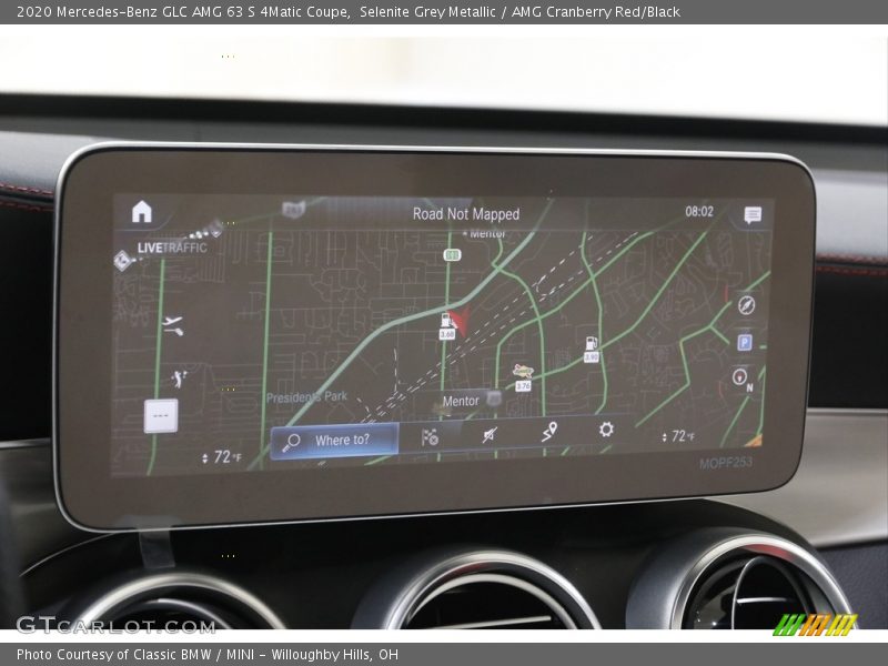 Navigation of 2020 GLC AMG 63 S 4Matic Coupe