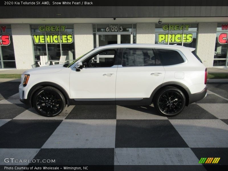 Snow White Pearl / Black 2020 Kia Telluride SX AWD