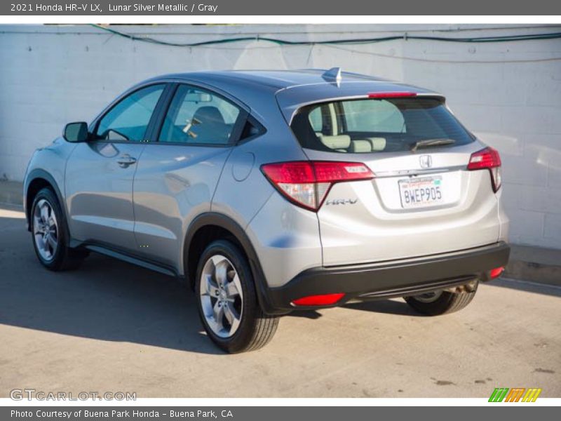 Lunar Silver Metallic / Gray 2021 Honda HR-V LX