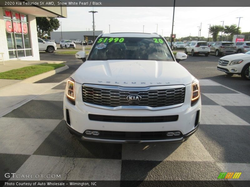 Snow White Pearl / Black 2020 Kia Telluride SX AWD