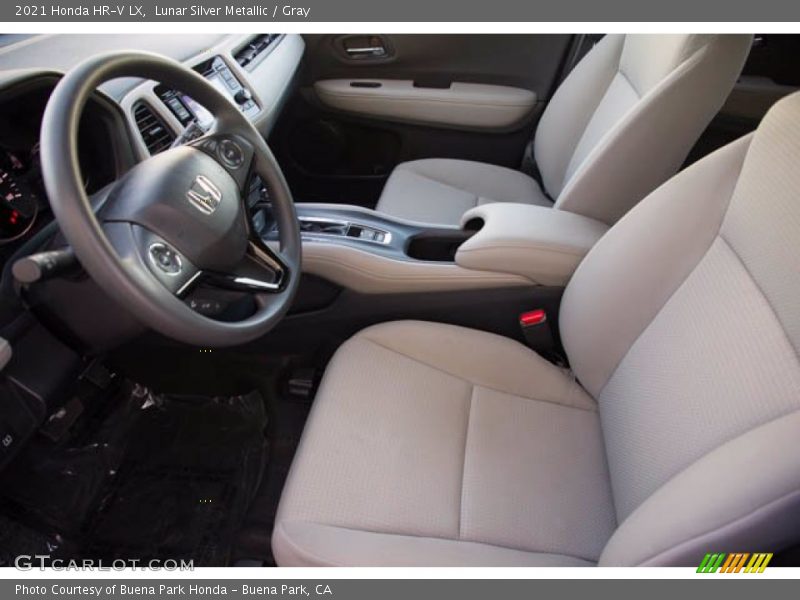 Lunar Silver Metallic / Gray 2021 Honda HR-V LX