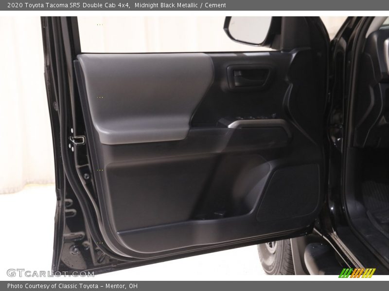 Midnight Black Metallic / Cement 2020 Toyota Tacoma SR5 Double Cab 4x4