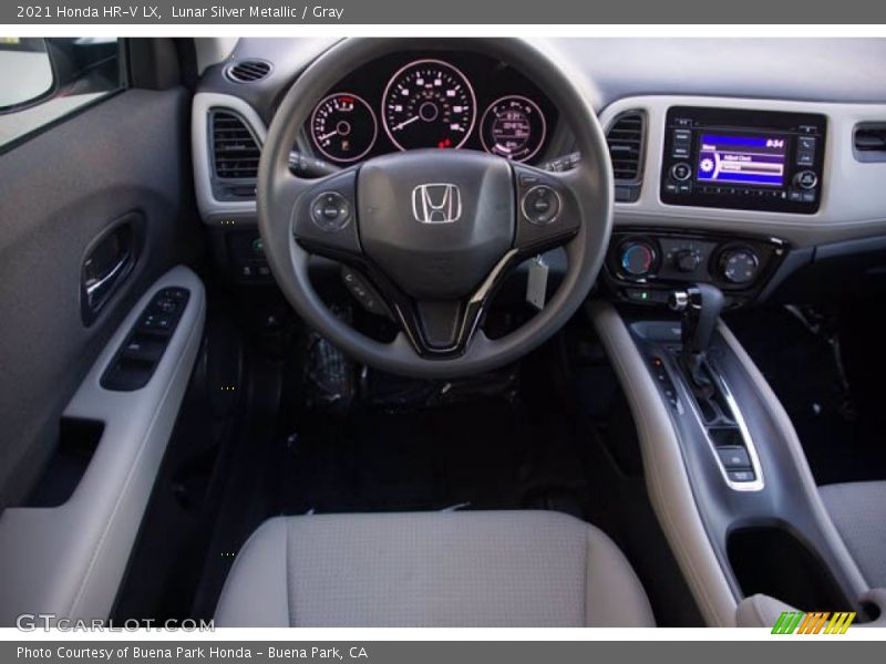 Lunar Silver Metallic / Gray 2021 Honda HR-V LX