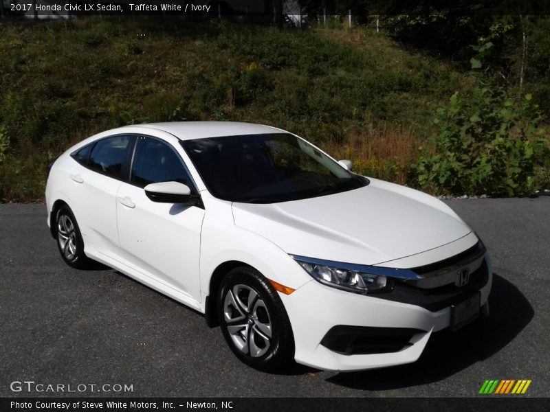 Taffeta White / Ivory 2017 Honda Civic LX Sedan