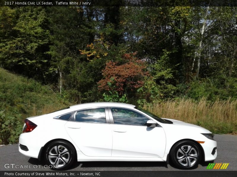 Taffeta White / Ivory 2017 Honda Civic LX Sedan