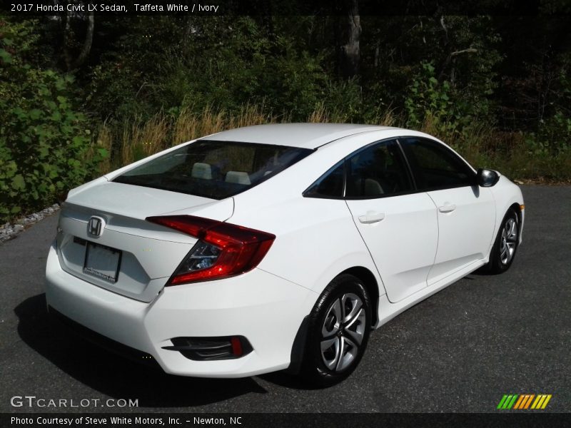 Taffeta White / Ivory 2017 Honda Civic LX Sedan