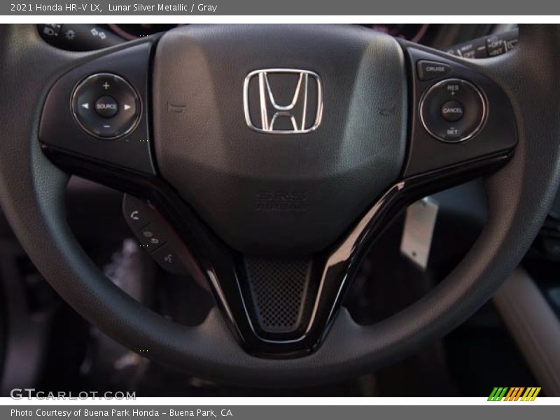 Lunar Silver Metallic / Gray 2021 Honda HR-V LX