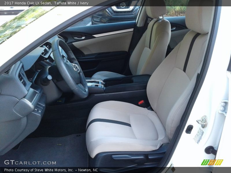 Taffeta White / Ivory 2017 Honda Civic LX Sedan