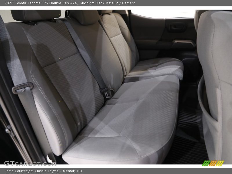 Midnight Black Metallic / Cement 2020 Toyota Tacoma SR5 Double Cab 4x4