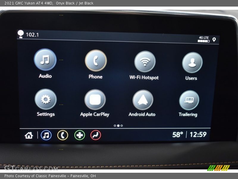 Onyx Black / Jet Black 2021 GMC Yukon AT4 4WD