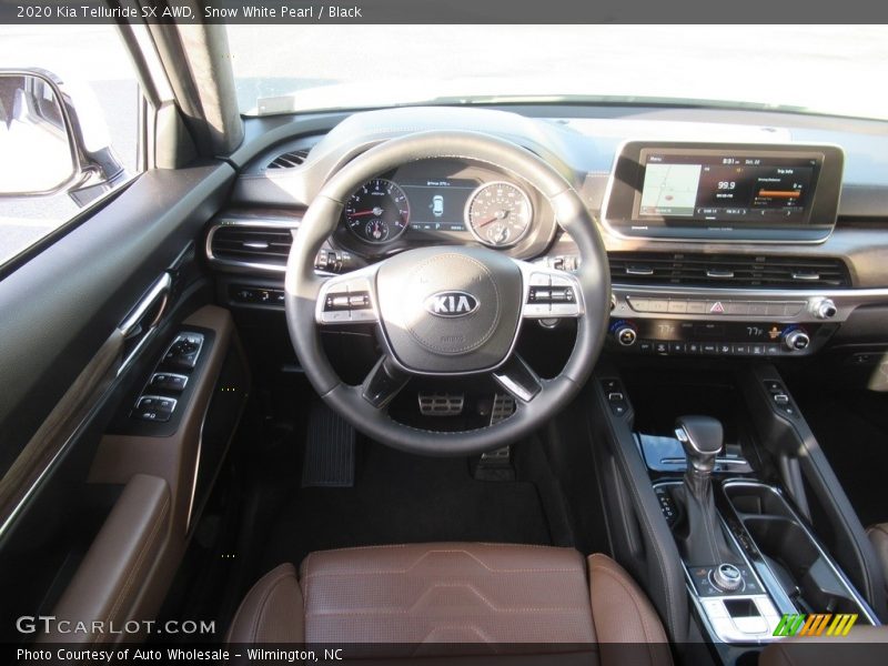 Snow White Pearl / Black 2020 Kia Telluride SX AWD