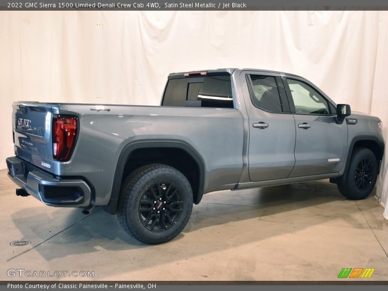 Satin Steel Metallic / Jet Black 2022 GMC Sierra 1500 Limited Denali Crew Cab 4WD