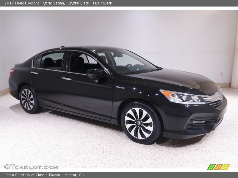 Crystal Black Pearl / Black 2017 Honda Accord Hybrid Sedan