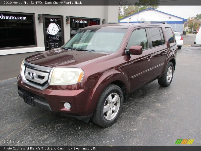 Dark Cherry Pearl / Black 2010 Honda Pilot EX 4WD