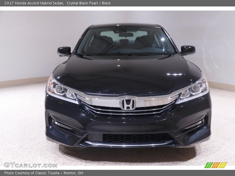 Crystal Black Pearl / Black 2017 Honda Accord Hybrid Sedan