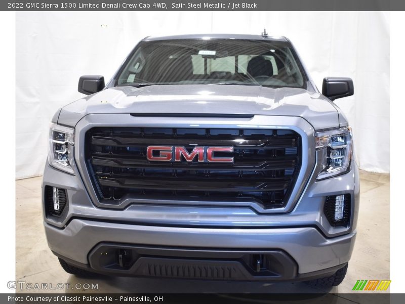 Satin Steel Metallic / Jet Black 2022 GMC Sierra 1500 Limited Denali Crew Cab 4WD