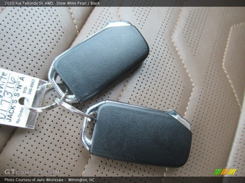 Snow White Pearl / Black 2020 Kia Telluride SX AWD