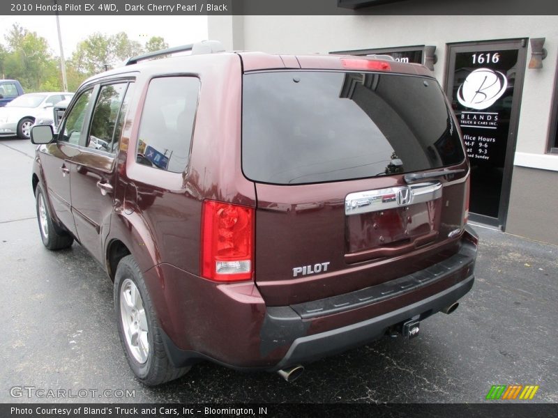 Dark Cherry Pearl / Black 2010 Honda Pilot EX 4WD
