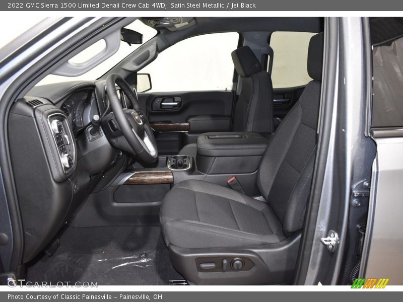 Satin Steel Metallic / Jet Black 2022 GMC Sierra 1500 Limited Denali Crew Cab 4WD