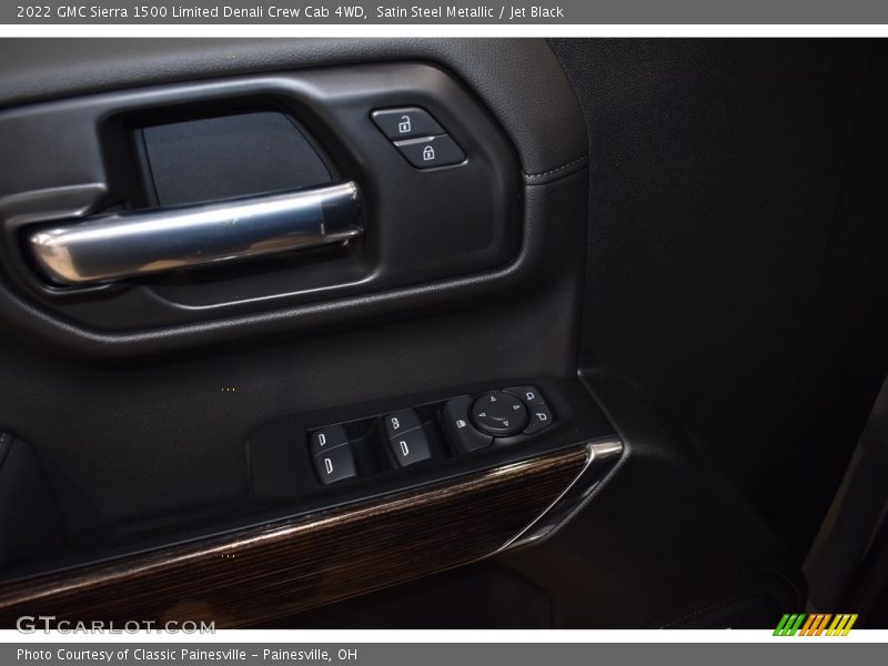 Satin Steel Metallic / Jet Black 2022 GMC Sierra 1500 Limited Denali Crew Cab 4WD