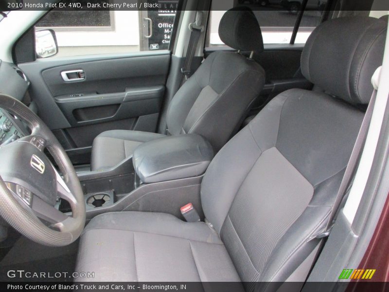Dark Cherry Pearl / Black 2010 Honda Pilot EX 4WD