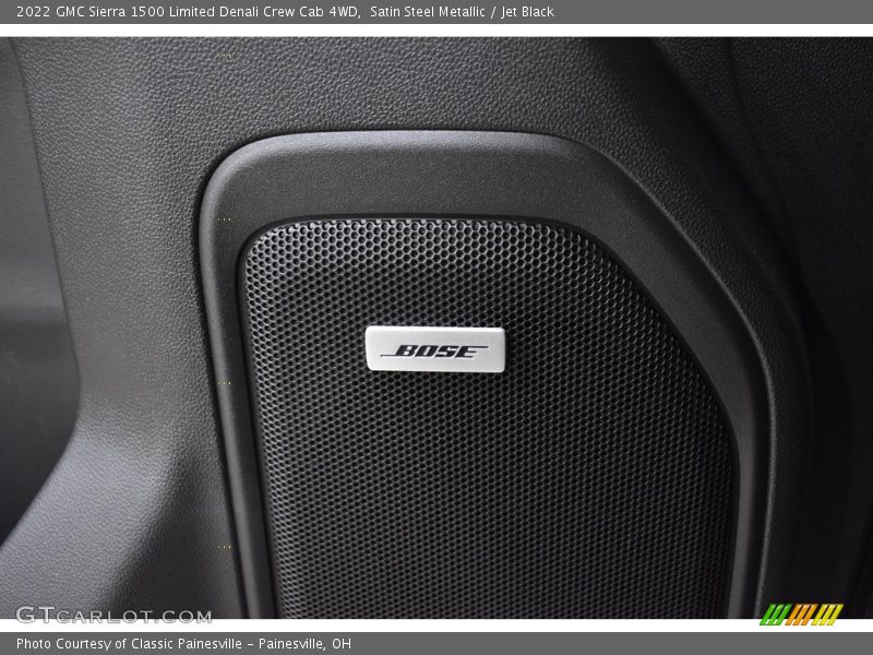 Satin Steel Metallic / Jet Black 2022 GMC Sierra 1500 Limited Denali Crew Cab 4WD
