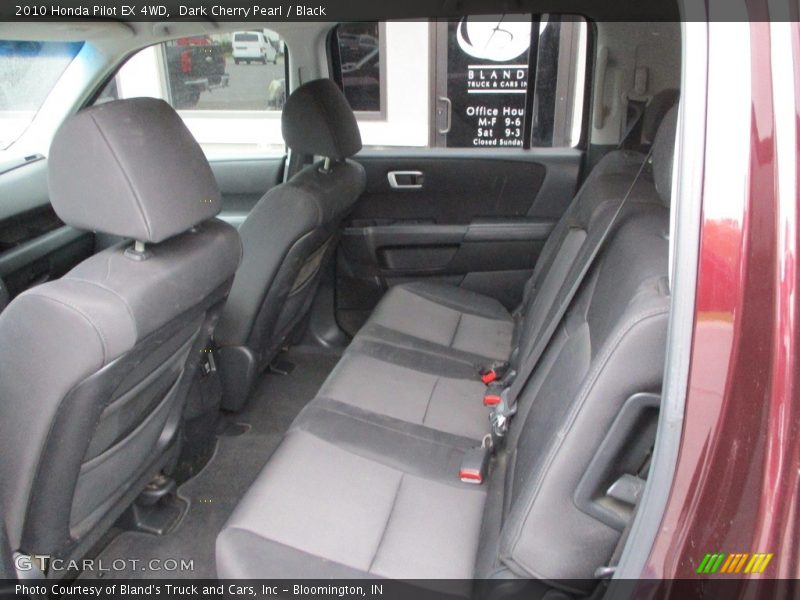 Dark Cherry Pearl / Black 2010 Honda Pilot EX 4WD