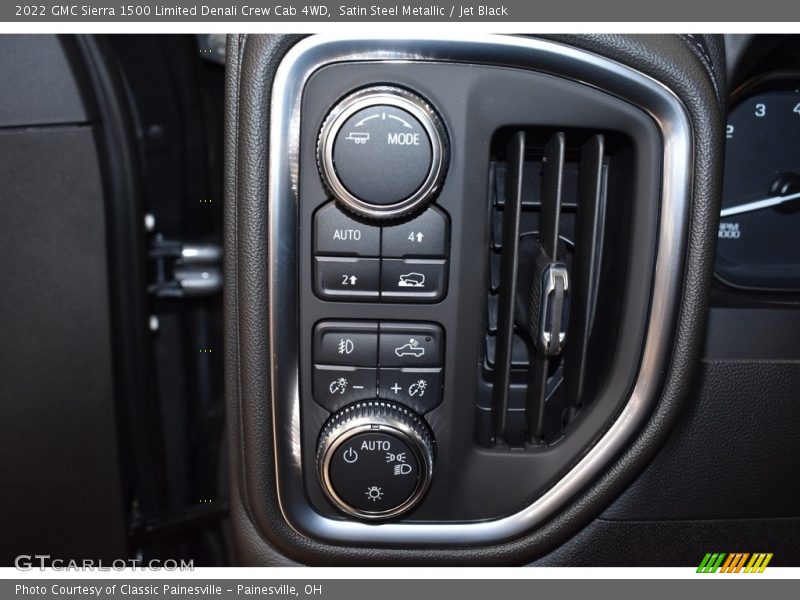 Satin Steel Metallic / Jet Black 2022 GMC Sierra 1500 Limited Denali Crew Cab 4WD