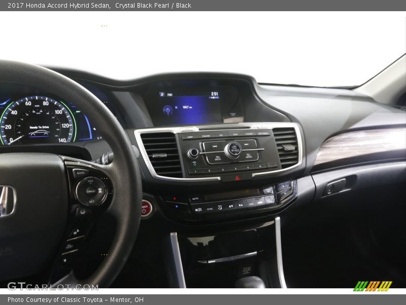 Crystal Black Pearl / Black 2017 Honda Accord Hybrid Sedan
