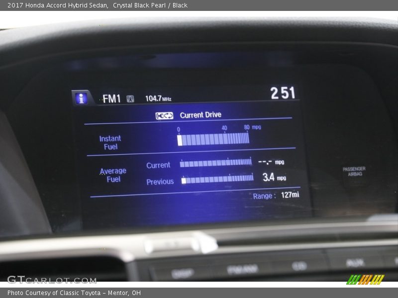 Crystal Black Pearl / Black 2017 Honda Accord Hybrid Sedan