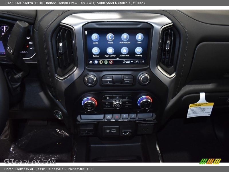 Satin Steel Metallic / Jet Black 2022 GMC Sierra 1500 Limited Denali Crew Cab 4WD