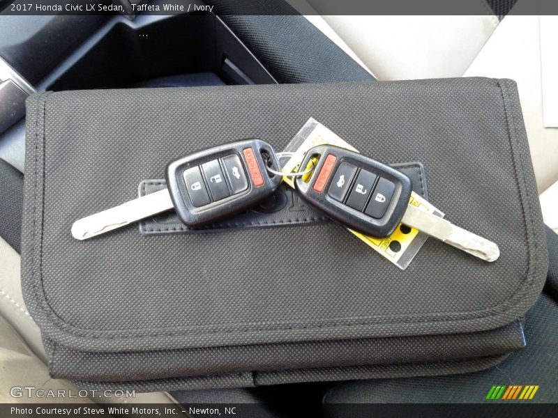 Taffeta White / Ivory 2017 Honda Civic LX Sedan