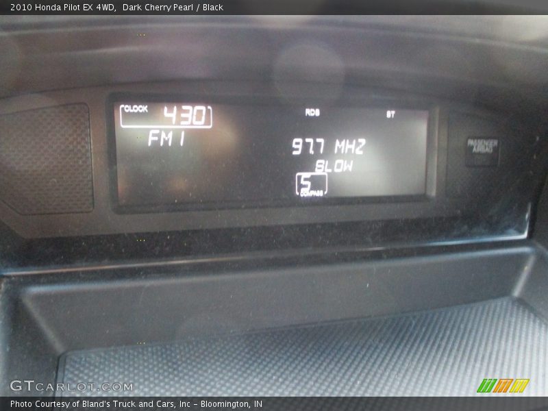 Dark Cherry Pearl / Black 2010 Honda Pilot EX 4WD