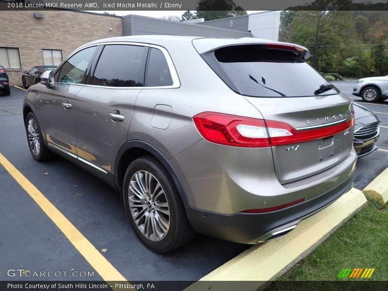 Iced Mocha Metallic / Ebony 2018 Lincoln MKX Reserve AWD